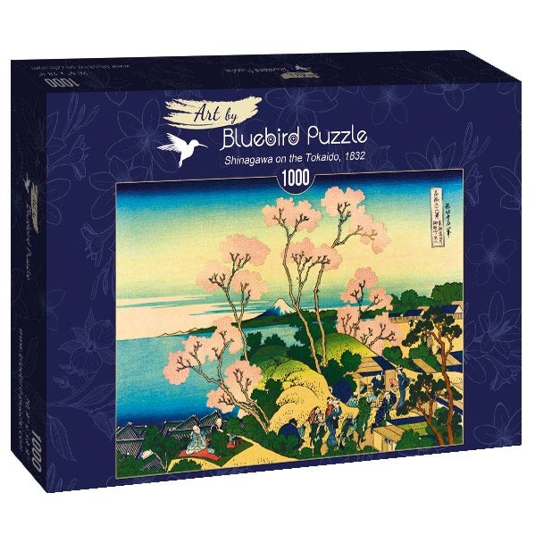Bluebird Puzzle (60093) - Hokusai: "Shinagawa on the Tokaido, 1832" - 1000 piezas