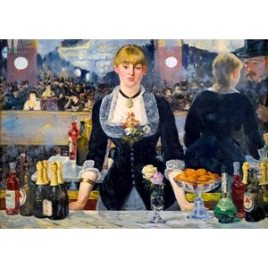 Bluebird Puzzle (60080) - Edouard Manet: "A Bar at the Folies-Bergère, 1882" - 1000 piezas