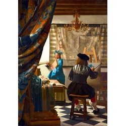 Bluebird Puzzle (60083) - Johannes Vermeer: "Art of Painting, 1668" - 1000 piezas