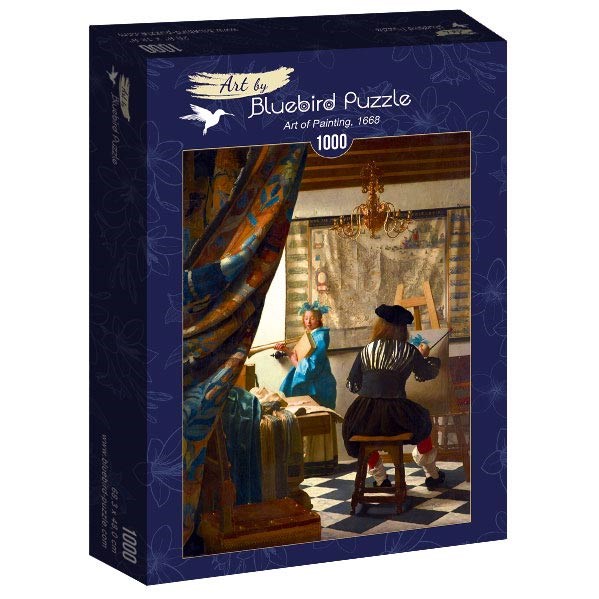 Bluebird Puzzle (60083) - Johannes Vermeer: "Art of Painting, 1668" - 1000 piezas