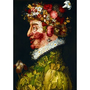 Bluebird Puzzle (60073) - Giuseppe Arcimboldo: "La Primavera, 1563" - 1000 piezas