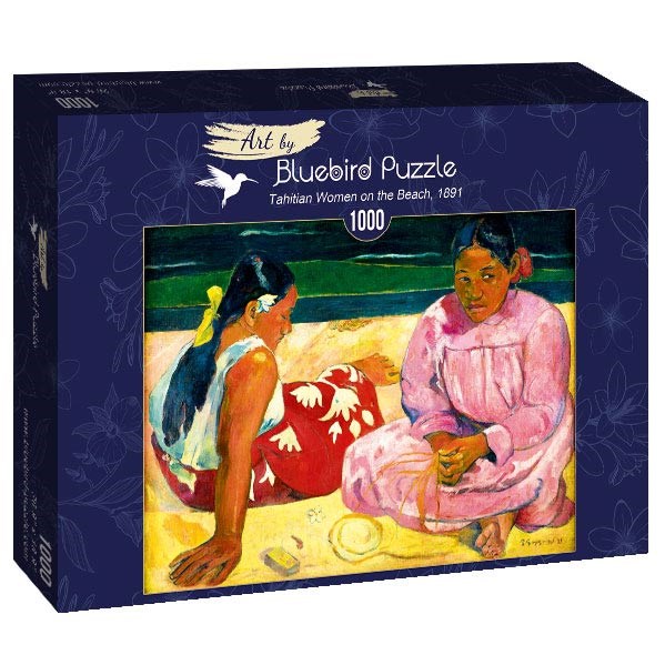 Bluebird Puzzle (60076) - Paul Gauguin: "Tahitian Women on the Beach, 1891" - 1000 piezas