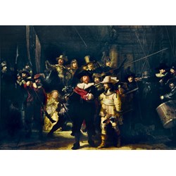 Bluebird Puzzle (60078) - Rembrandt: "The Night Watch, 1642" - 1000 piezas