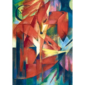Bluebird Puzzle (60068) - Franz Marc: "The Foxes, 1913" - 1000 piezas