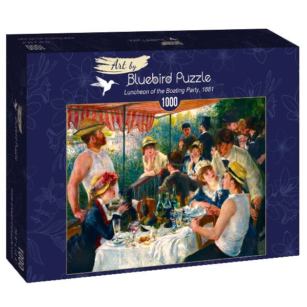 Bluebird Puzzle (60048) - Pierre-Auguste Renoir: "Luncheon of the Boating Party, 1881" - 1000 piezas