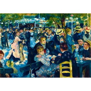 Bluebird Puzzle (60049) - Pierre-Auguste Renoir: "Dance at Le Moulin de la Galette, 1876" - 1000 piezas