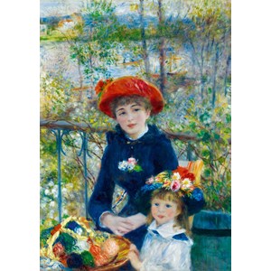 Bluebird Puzzle (60050) - Pierre-Auguste Renoir: "Two Sisters (On the Terrace), 1881" - 1000 piezas