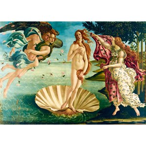 Bluebird Puzzle (60055) - Sandro Botticelli: "The birth of Venus, 1485" - 1000 piezas