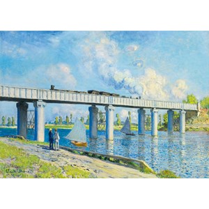 Bluebird Puzzle (60038) - Claude Monet: "Railway Bridge at Argenteuil, 1873" - 1000 piezas