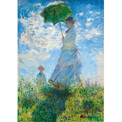 Bluebird Puzzle (60039) - Claude Monet: "Woman with a Parasol, Madame Monet and Her Son" - 1000 piezas