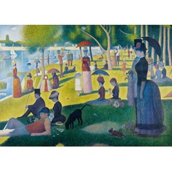 Bluebird Puzzle (60086) - Georges Seurat: "A Sunday Afternoon on the Island of La Grande Jatte, 1886" - 1000 piezas