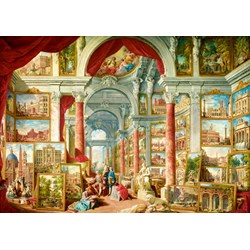 Bluebird Puzzle (60075) - Giovanni Paolo Panini: "Picture Gallery with Views of Modern Rome, 1757" - 1000 piezas