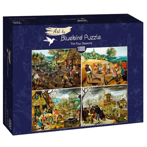 Bluebird Puzzle (60020) - Pieter Brueghel the Younger: "The Four Seasons" - 1000 piezas