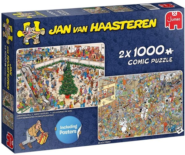 Jumbo (20033) - Jan van Haasteren: "Holiday Shopping" - 1000 piezas