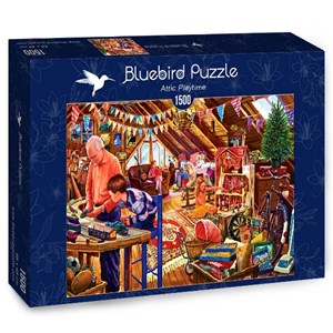 Bluebird Puzzle (70433) - Steve Crisp: "Attic Playtime" - 1500 piezas