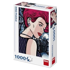 Dino (53271) - "Pop Art, Mysterious Woman" - 1000 piezas