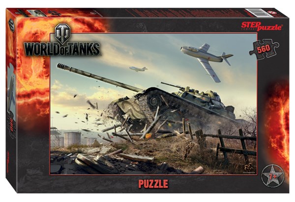 Step Puzzle (97072) - "World of Tanks" - 560 piezas