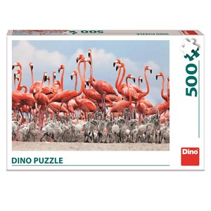 Dino (50250) - "Flamingoes" - 500 piezas