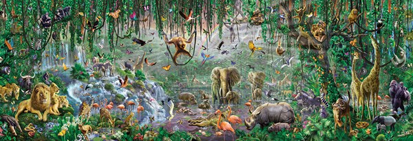 SunsOut (71610) - Adrian Chesterman: "African Mural" - 500 piezas