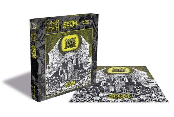 Zee Puzzle (26707) - "Napalm Death, Scum" - 500 piezas