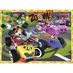 Ravensburger (10974) - "Mickey and the Roadster Racers" - 100 piezas
