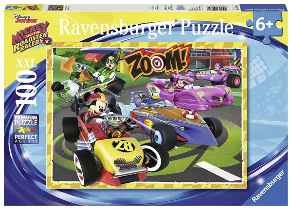 Ravensburger (10974) - "Mickey and the Roadster Racers" - 100 piezas