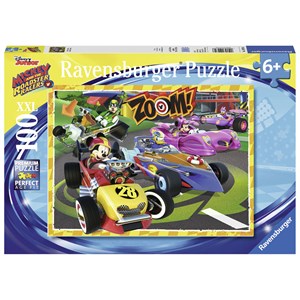 Ravensburger (10974) - "Mickey and the Roadster Racers" - 100 piezas