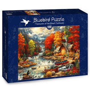 Bluebird Puzzle (70408) - Chuck Pinson: "Treasures of the Great Outdoors" - 1000 piezas