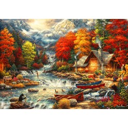 Bluebird Puzzle (70408) - Chuck Pinson: "Treasures of the Great Outdoors" - 1000 piezas