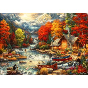 Bluebird Puzzle (70408) - Chuck Pinson: "Treasures of the Great Outdoors" - 1000 piezas