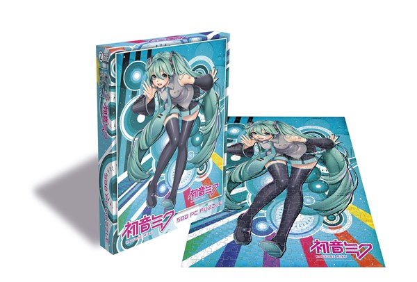 Zee Puzzle (26224) - "Hatsune Miku, Miku Projection" - 500 piezas