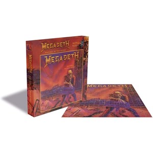 Zee Puzzle (26223) - "Megadeth, Peace Sells" - 500 piezas