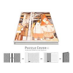 Pintoo (y1037) - Nan Jun: "Puzzle Cover, Waiting Platform" - 329 piezas