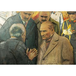 Art Puzzle (4589) - "Atatürk and Earthquake" - 1000 piezas