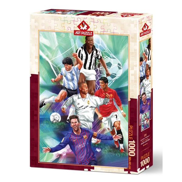 Art Puzzle (5194) - "Legendary Footballers" - 1000 piezas