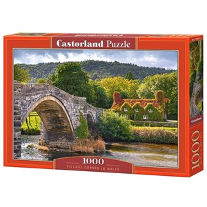 Castorland (C-104673) - "Village Corne in Wales" - 1000 piezas