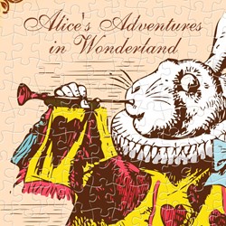 Pintoo (h1544) - "Alice's Adventures in Wonderland" - 500 piezas