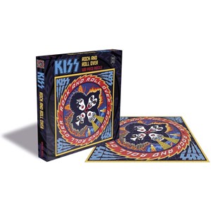 Zee Puzzle (25645) - "Kiss, Rock and Roll Over" - 500 piezas