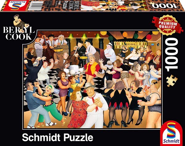 Schmidt Spiele (59686) - Beryl Cook: "Party Night" - 1000 piezas