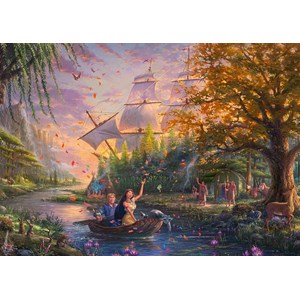 Schmidt Spiele (59688) - Thomas Kinkade: "Disney, Pocahontas" - 1000 piezas