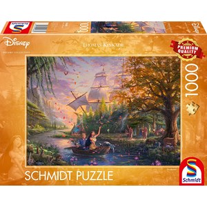 Schmidt Spiele (59688) - Thomas Kinkade: "Disney, Pocahontas" - 1000 piezas