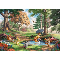 Schmidt Spiele (59689) - Thomas Kinkade: "Disney, Winnie The Pooh" - 1000 piezas