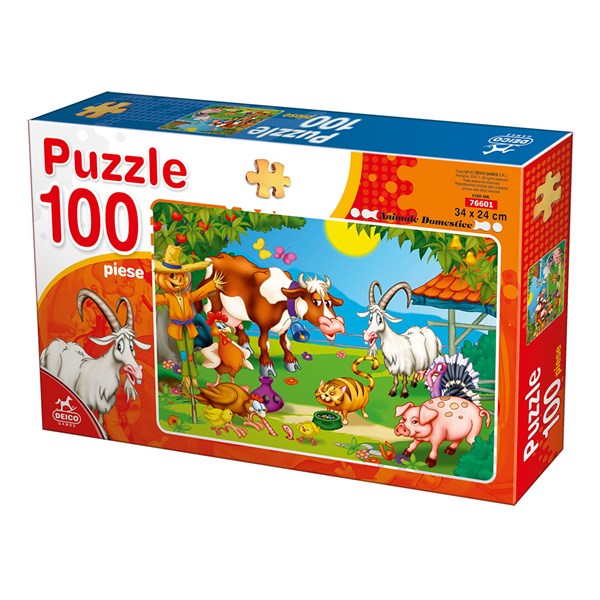 Deico (76601) - "Farm Animals" - 100 piezas