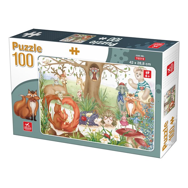 Deico (76519) - "Forest Animals" - 100 piezas