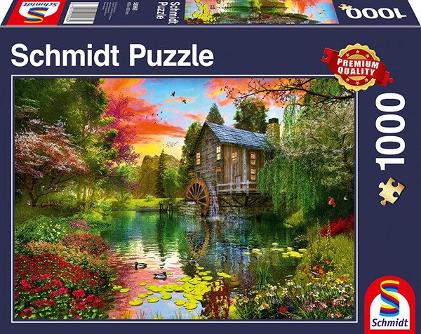 Schmidt Spiele (58968) - "The Water Mill" - 1000 piezas