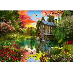 Schmidt Spiele (58968) - "The Water Mill" - 1000 piezas