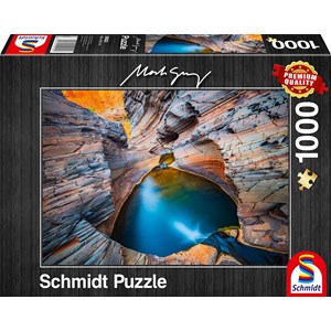 Schmidt Spiele (59922) - Mark Gray: "Indigo" - 1000 piezas