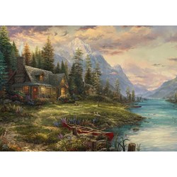 Schmidt Spiele (59918) - Thomas Kinkade: "Father's Day Outing" - 1000 piezas
