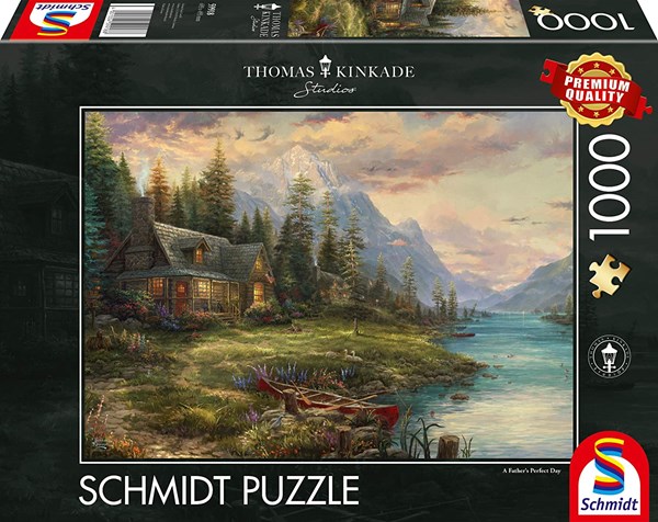Schmidt Spiele (59918) - Thomas Kinkade: "Father's Day Outing" - 1000 piezas