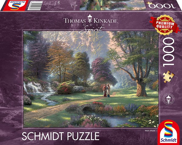 Schmidt Spiele (59677) - Thomas Kinkade: "Spirit, Way of Faith" - 1000 piezas